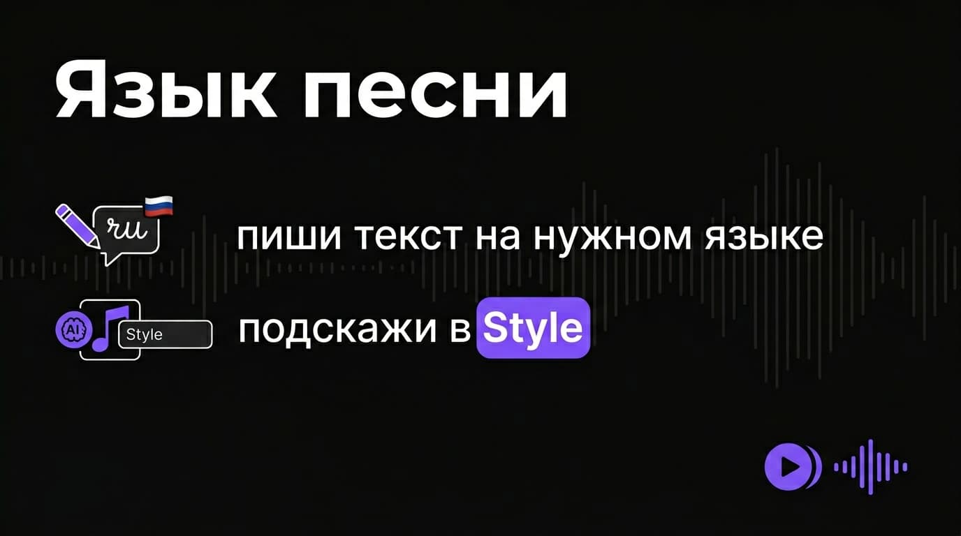 Suno на русском: как заставить нейросеть петь на нужном языке — фото 1