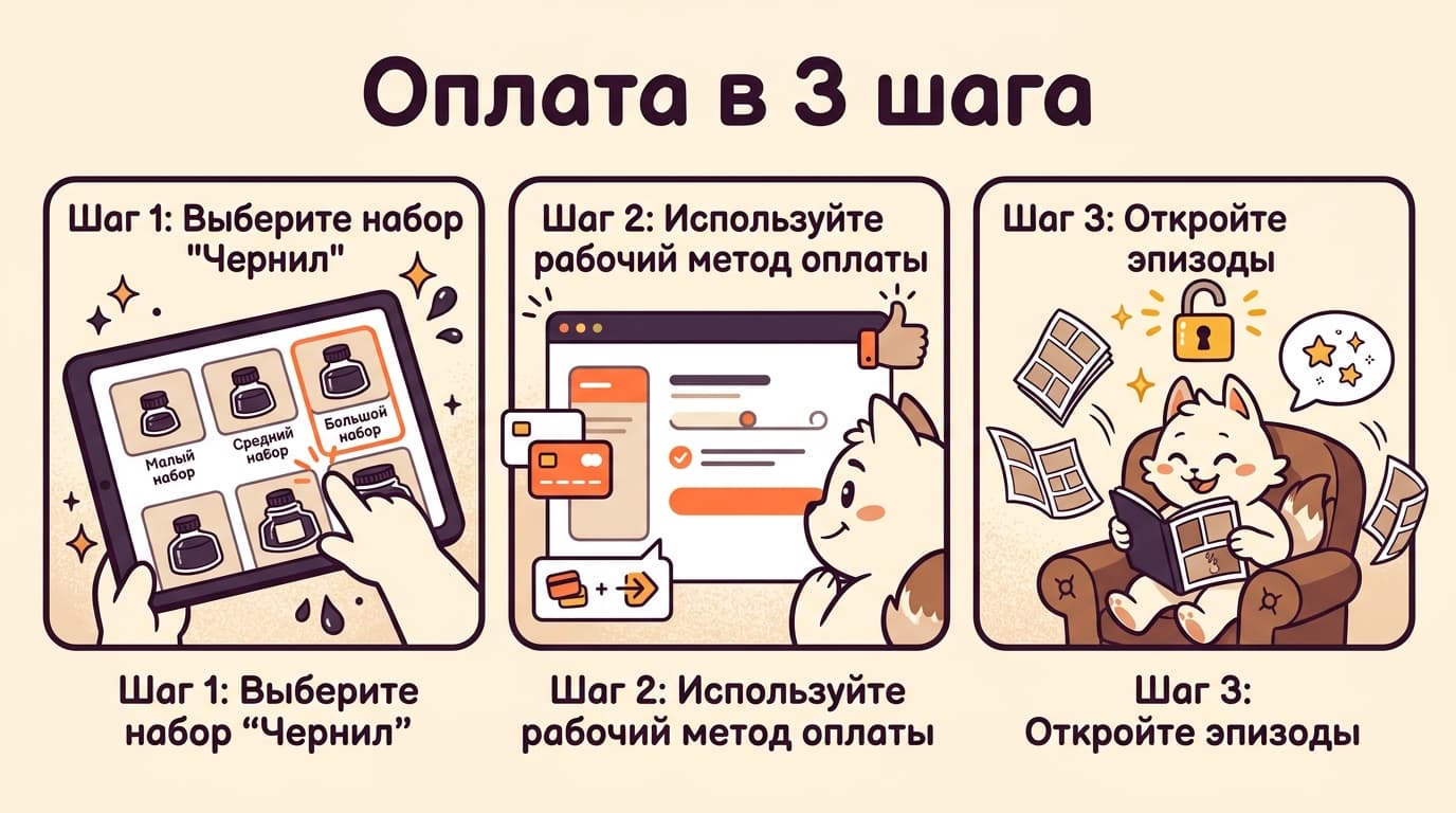 Tapas из России: как пополнить чернила и открыть платные главы — фото 4