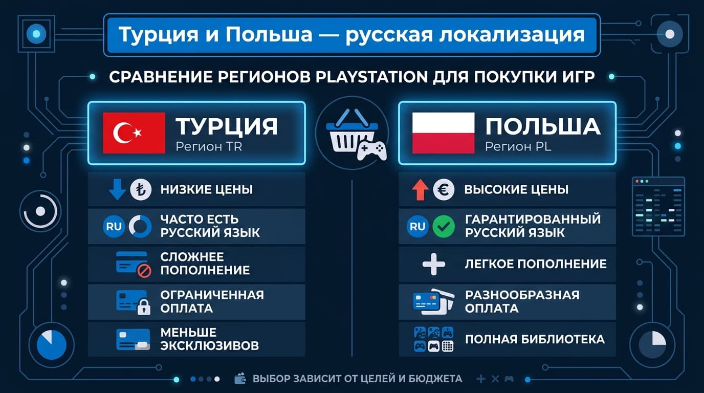 Игры и PS Plus для PlayStation в России в 2026 году: рабочая схема покупки через другой регион — фото 2