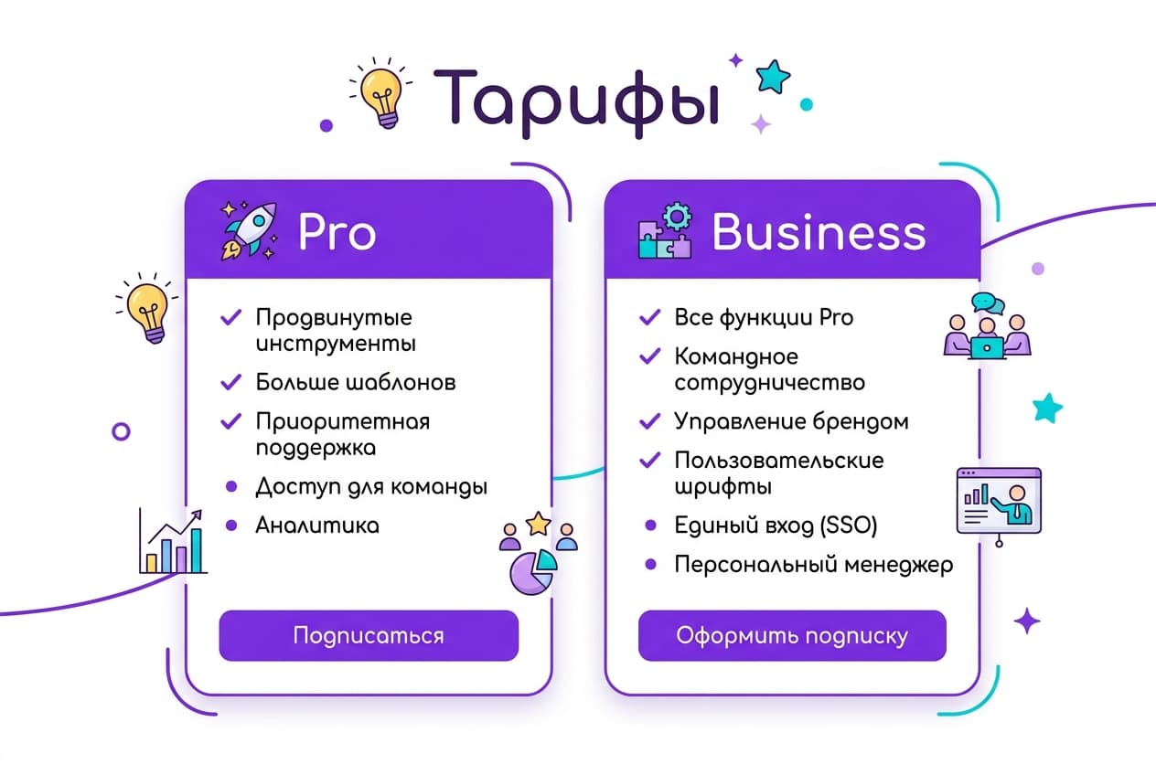 Как оплатить Canva из России в 2026 году: подписку Pro без зарубежной карты — фото 2