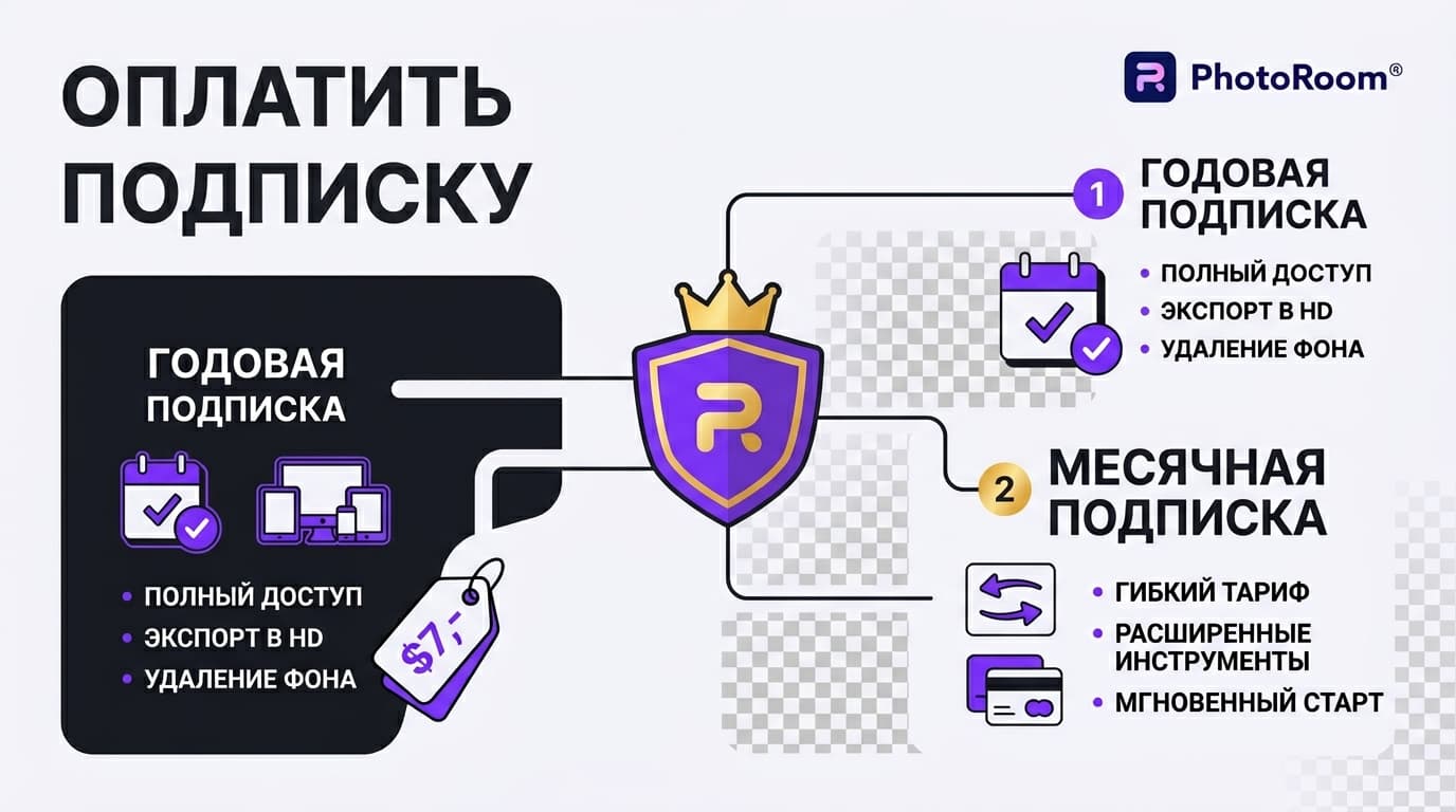 Как оплатить Photoroom Pro из России: рабочие способы через приложение и сайт