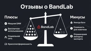 Отзывы о BandLab: что говорят пользователи и кому сервис подойдёт