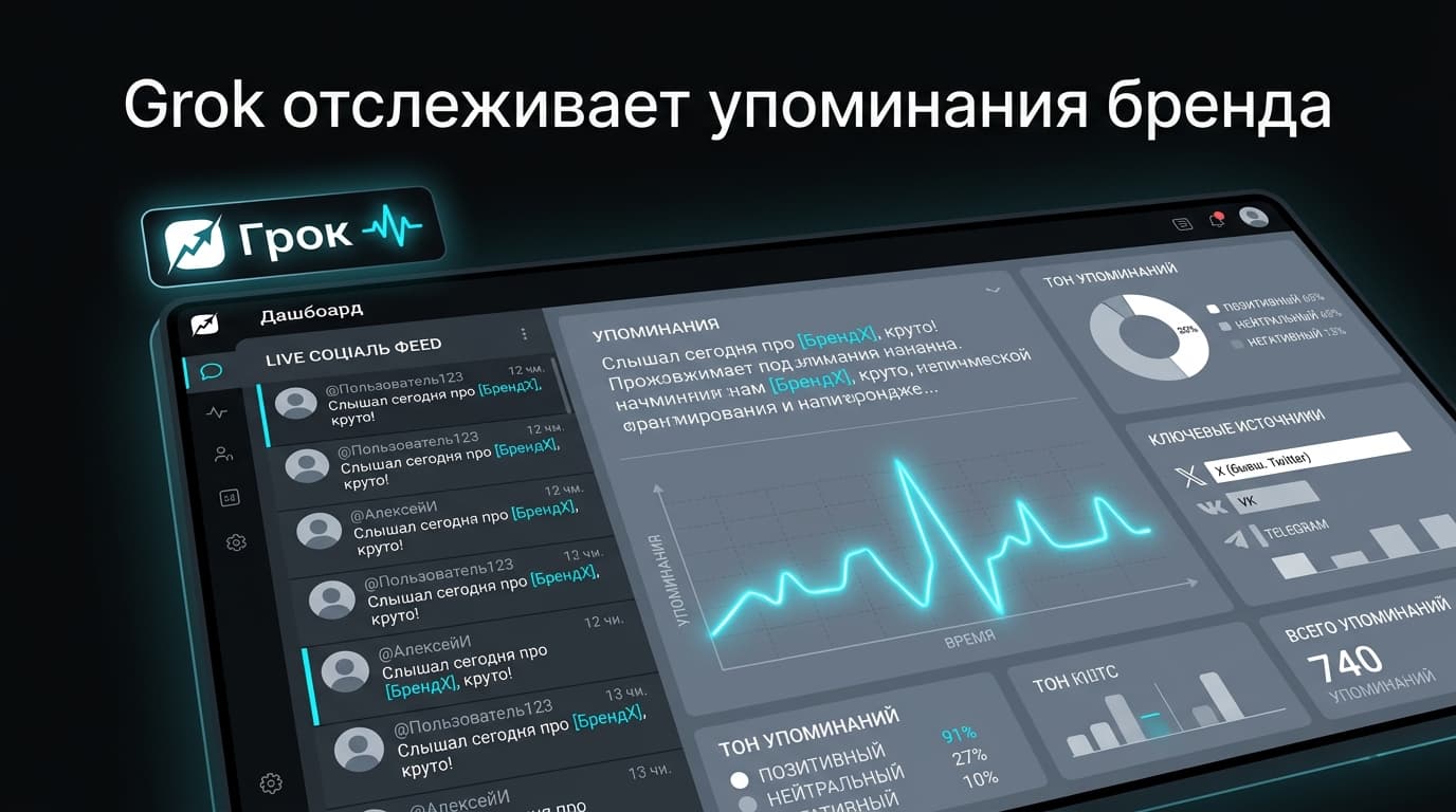 Как следить за упоминаниями бренда через Grok в 2026 году