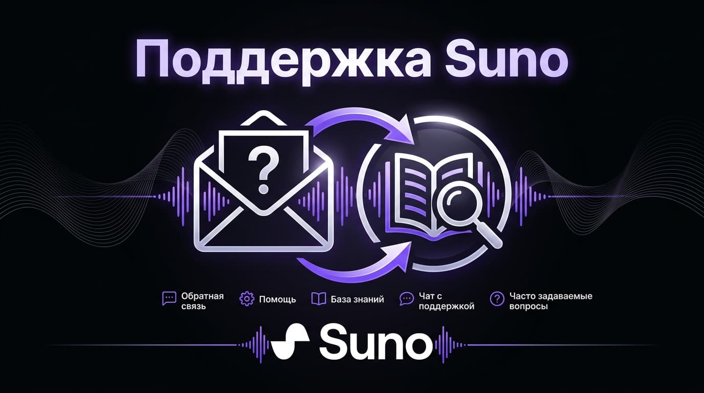 Поддержка Suno: по каким адресам писать и как получить ответ с первого раза