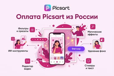 Как оплатить подписку Picsart из России в 2026 году: без зарубежной карты