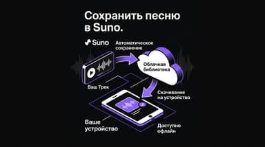 Где хранятся треки Suno и как не потерять сгенерированную песню