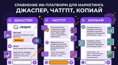 Jasper против ChatGPT и Copy.ai: что выбрать маркетологу