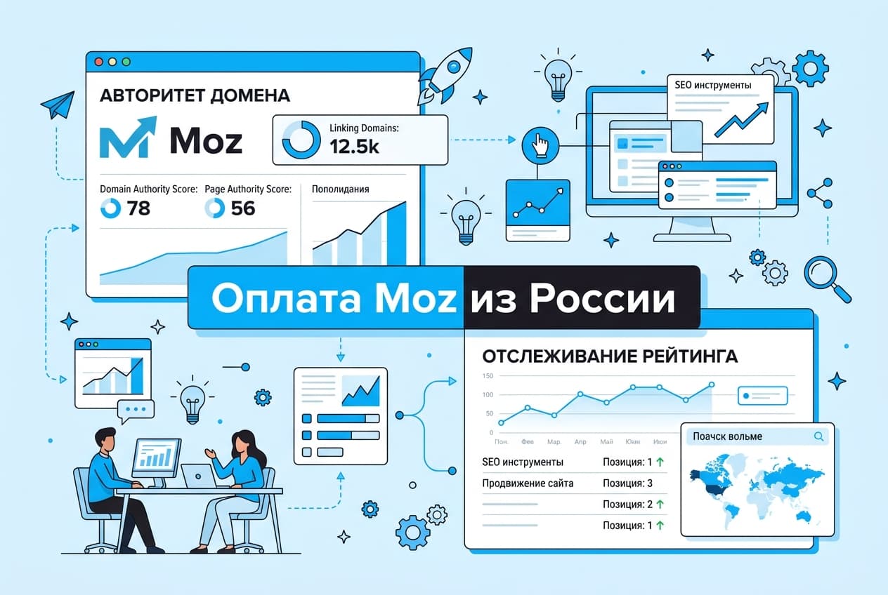 Как оформить подписку Moz из России в 2026 году: без зарубежной карты