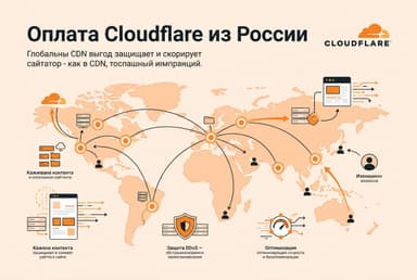 Как оформить подписку Cloudflare из России в 2026 году: без зарубежной карты