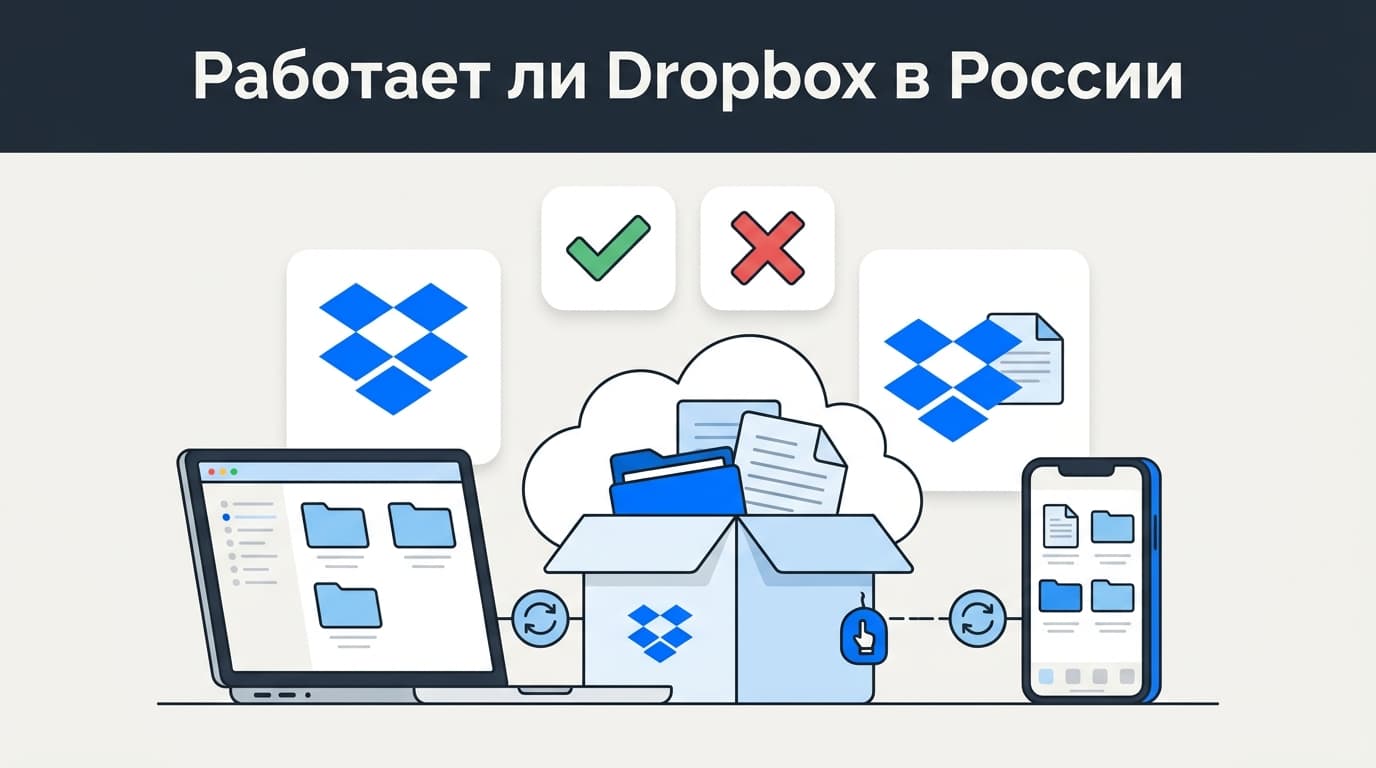 Работает ли Dropbox в России в 2026 году: доступ, синхронизация и что случилось с оплатой