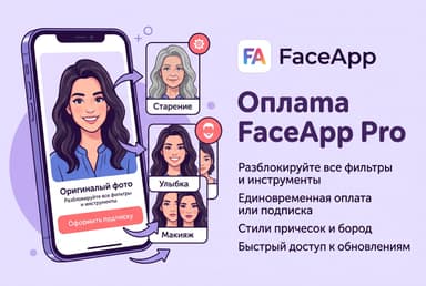 Как оплатить подписку FaceApp Pro из России в 2026 году